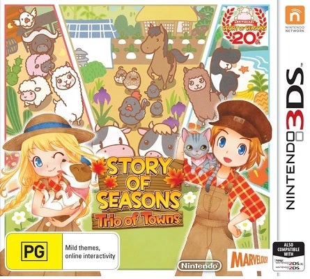 Marvelous Story Of Seasons Trio Of Towns Refurbished Nintendo 3DS Game